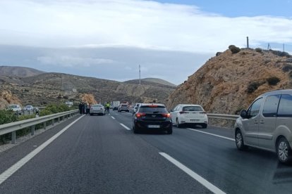 Imagen del accidente.