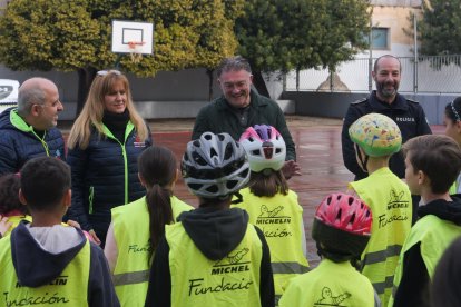 'Kilómetros seguros' en el CEIP Celia Viñas.