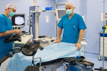 El quirófano de la clínica Roquetas FIV.