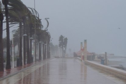 Las lluvias pueden ser importantes en Poniente y Almería capital durante la jornada del sábado por el temporal.
