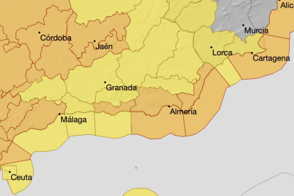 Avisos meteorológicos para este sábado.