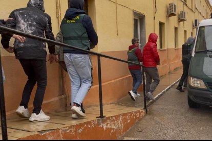 Imagen de una detención de la Guardia Civil.