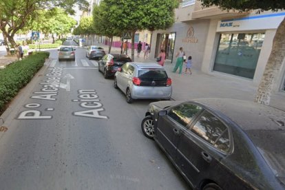 Paso de peatones en el que han tenido lugar los hechos en El Ejido.