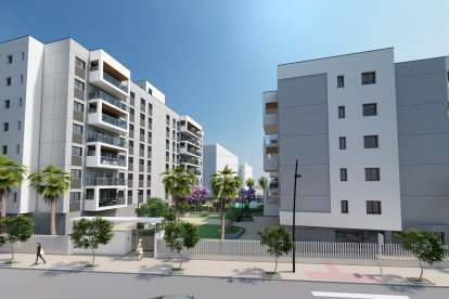 Recreación de la promoción de vivienda protegida en la Vega de Acá