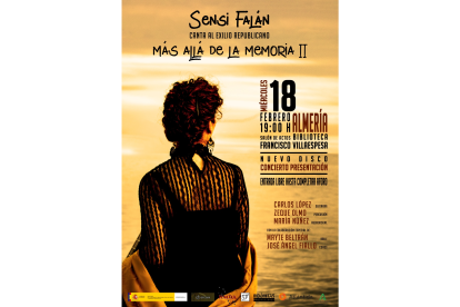 Cartel de la presentación del disco de Sensi Falán