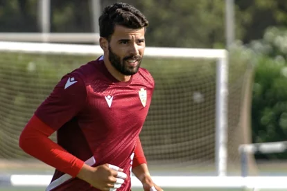 La última imagen de Luis Maximiano antes de salir del Almería.