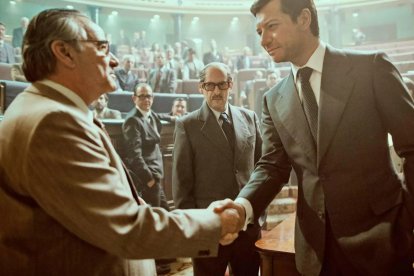 Álvaro Morte interpreta a Adolfo Suárez en 'Anatomía de un instante'.