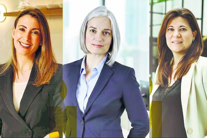 Pilar Cosentino, Francisca Rubio y Emilia Cruz.