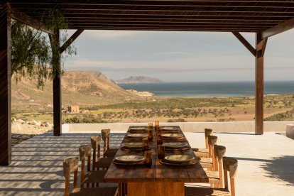 Las vistas espectaculares de la terraza de Cortijo Playazo.