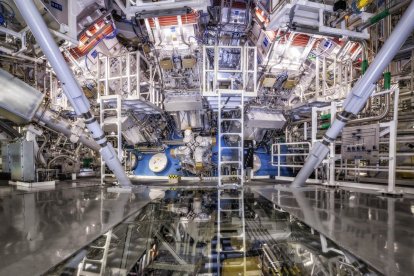 Imagen del National Ignition Facility, una central nuclear de fusión en Estados Unidos.