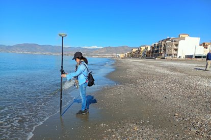 Mediciones realizadas en la playa