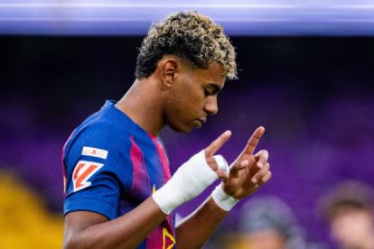 Lamine Yamal, jugador del Barcelona.