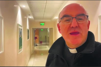 Padre Antonio Cobo, de la expedición almeriense atrapada en Jerusalén por los bombardeos.