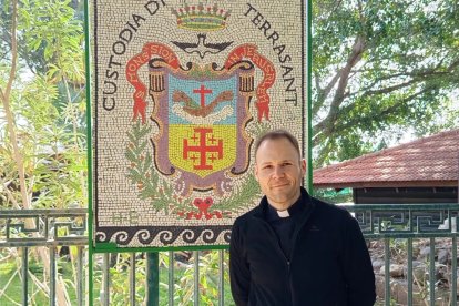 José María Sánchez en una reciente imagen tomada en Tierra Santa.