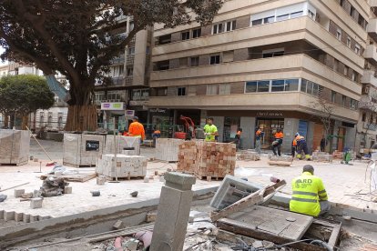 Así van los trabajos en el cruce del Paseo con Lachambre y General Segura
