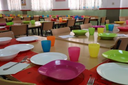 Foto de archivo de un comedor escolar.

REMITIDA / HANDOUT por AYUNTAMIENTO DE FUENLABRADA
Fotografía remitida a medios de comunicación exclusivamente para ilustrar la noticia a la que hace referencia la imagen, y citando la procedencia de la imagen en la firma
15/10/2025