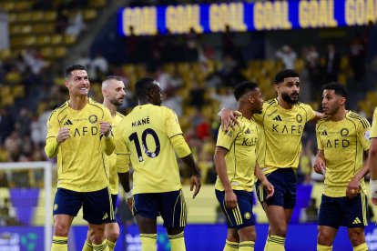 Cristiano sigue celebrando goles con el Al Nassr.