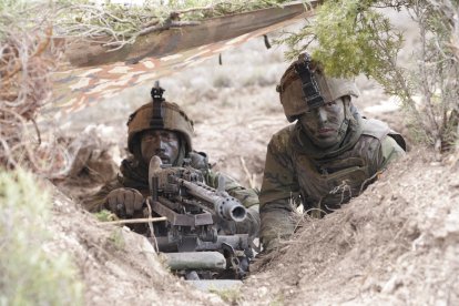 La Legión se prepara en Albacete para su próximo despliegue en Eslovaquia.