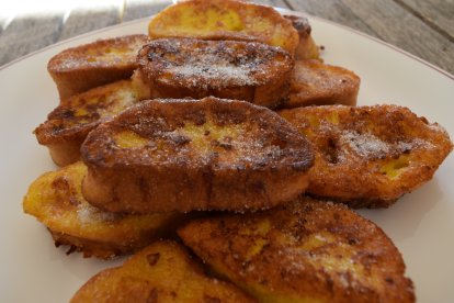 Las torrijas son unos de los dulces típicos de la Semana Santa.