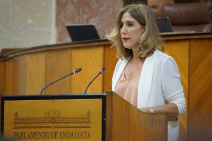 La parlamentaria popular Julia Ibáñez.