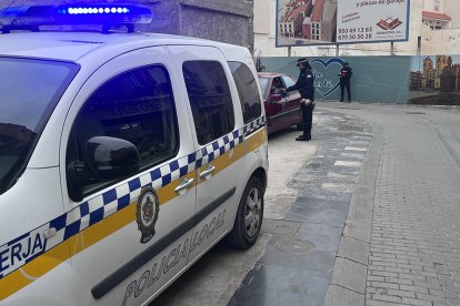 Control de la Policía Local de Berja.