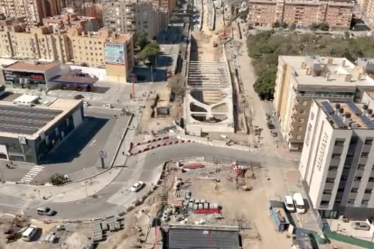 Así van las obras del soterramiento.