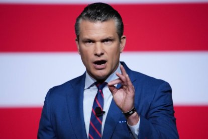 El secretario de Defensa estadounidense, Pete Hegseth.