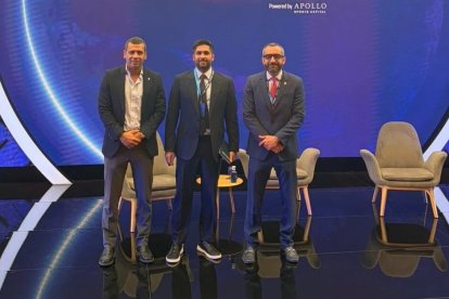 Mostafa Yilmaz, Mohamed Al Khereiji y Mohamed El Assy.