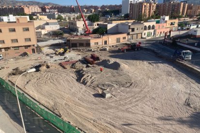 Vista aérea de la zona en la que se ejecutará la rotonda de La Goleta