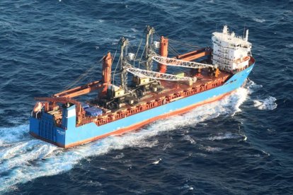 Imagen del Ursa Major captada a su paso por Portugal, antes de hundirse en el Mediterráneo frente a Almería.