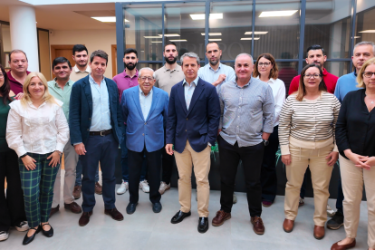 Parte del equipo de Grupo Copsa, con cerca de cincuenta trabajadores directos una empresa familiar que apuesta por la cercanía, la confianza y las relaciones a largo plazo.