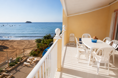 Las vistas de una vivienda en la costa almeriense.