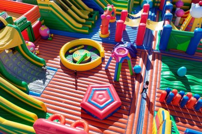 Un parque hinchable pensado para toda la familia