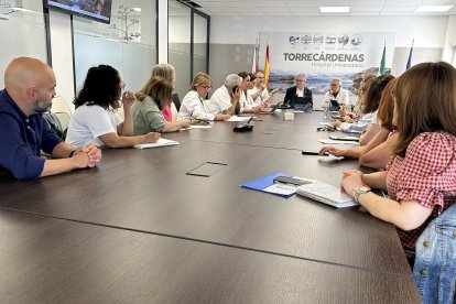 Reuniones periódicas mantenidas con los responsables sanitarios de Almería