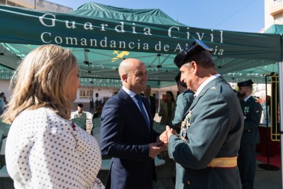 El presidente de la Diputación en el pasado acto de celebración del 182 aniversario de la fundación de la Guardia Civil