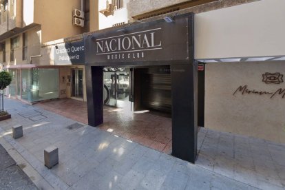 Entrada principal de Nacional Music Club.