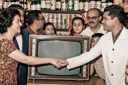 Una de las televisiones Inter que la firma Spar sorteaba entre sus clientes en los años 60 con los famosos sellos ‘Valispar’.