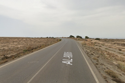 Imagen de archivo de la carretera AL-9006, lugar del suceso.