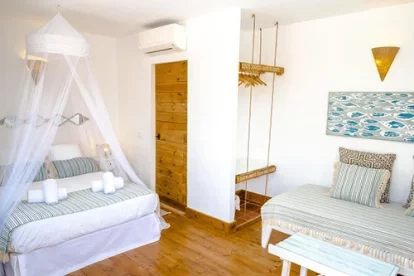 Interior de una de sus habitaciones