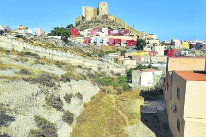 Lugar donde estuvo el antiguo peñón de ‘la encantada’, hoy desprovisto de vida.