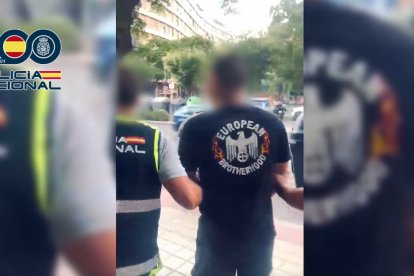 Imagen de una de las detenciones.