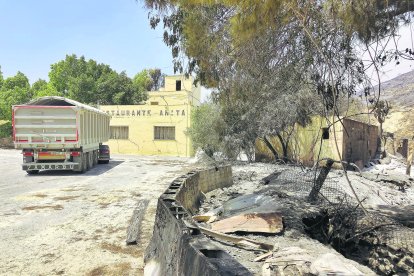 El kilómetro cero del incendio.