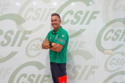 Antonio Luis Gómez, candidato de CSIF a las elecciones a la presidencia del Comité de Empresa de Ambulancias M. Quevedo.