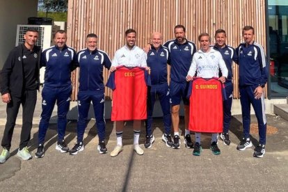 Calero y García Pimenta Cesc en Italia en la Formación Itinerante de la RFEF.