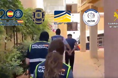 Imagen de una de las detenciones.