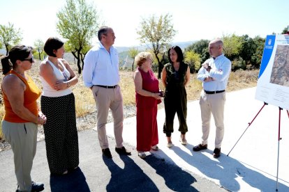 Visita a la actuación de mejora del Camino de los Chopos.