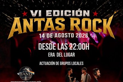 Cartel de la VI edición del Antas Rock.