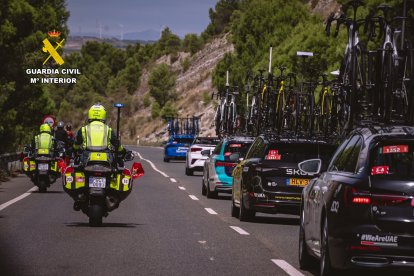 La Unidad de Movilidad y Seguridad de la Guardia Civil 'Dámaso Guillén' la componen 132 agentes,