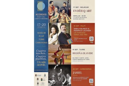 Cartel anunciador del Festival que se celebrará entre el 17 y el 20 de septiembre.