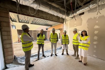 Visita a las obras de ampliación de los paritorios de Huércal-Overa.